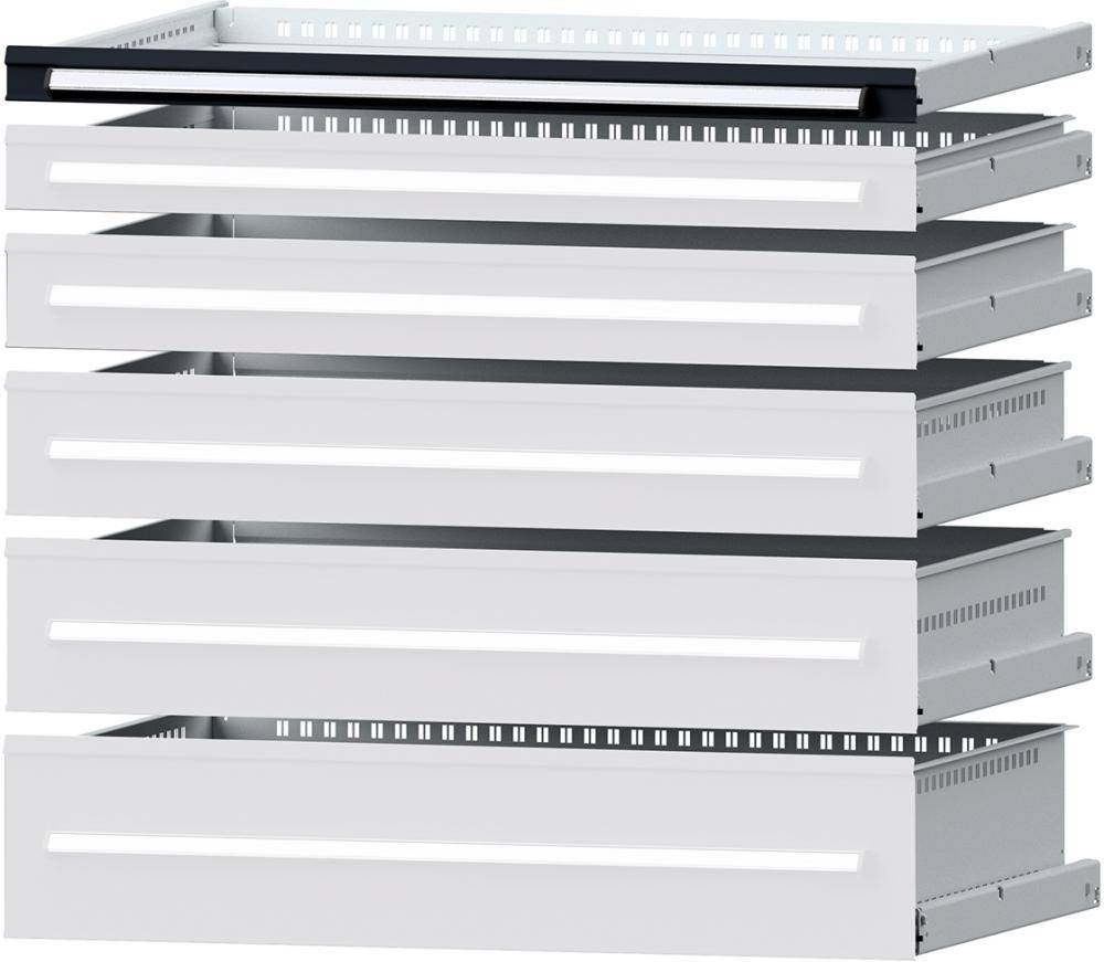 Format Schublade B600xT600xFH60mm RAL 7016 Tragkraft 75kg