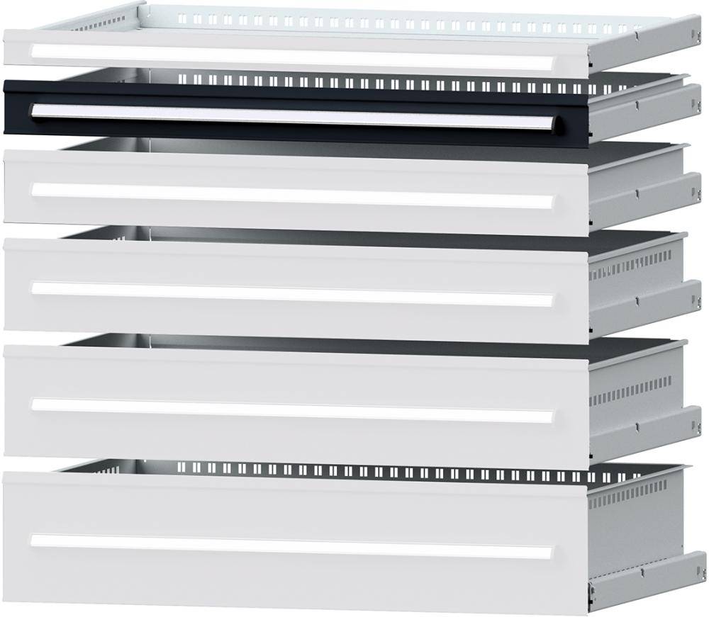 Format Schublade B900xT600xFH90mm RAL 7016 Tragkraft 75kg