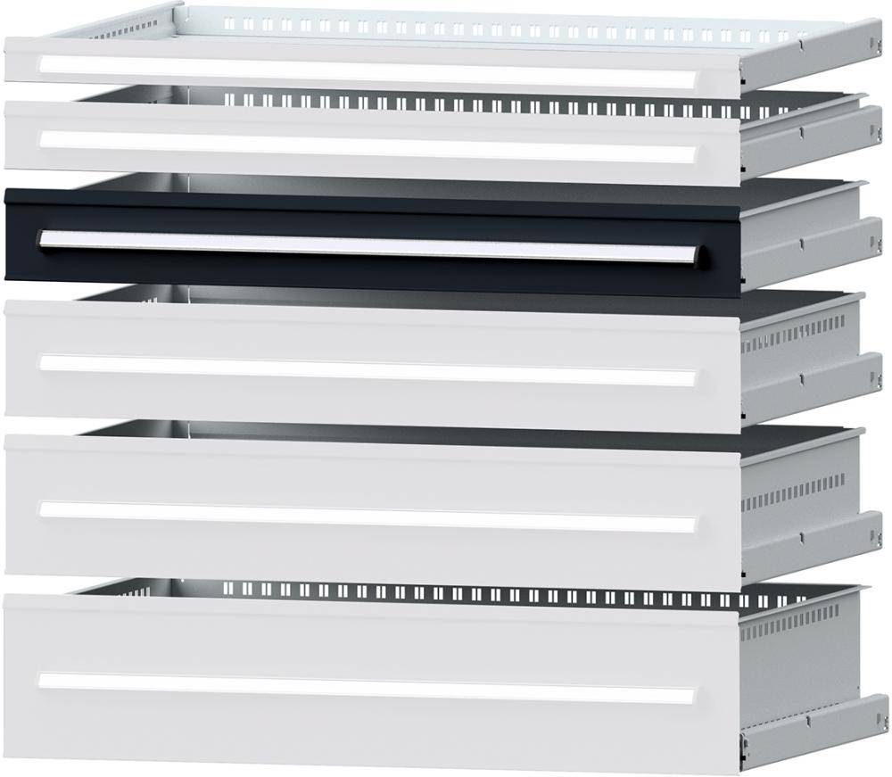 Format Schublade B600xT600xFH120mm RAL 7016 Tragkraft 75kg