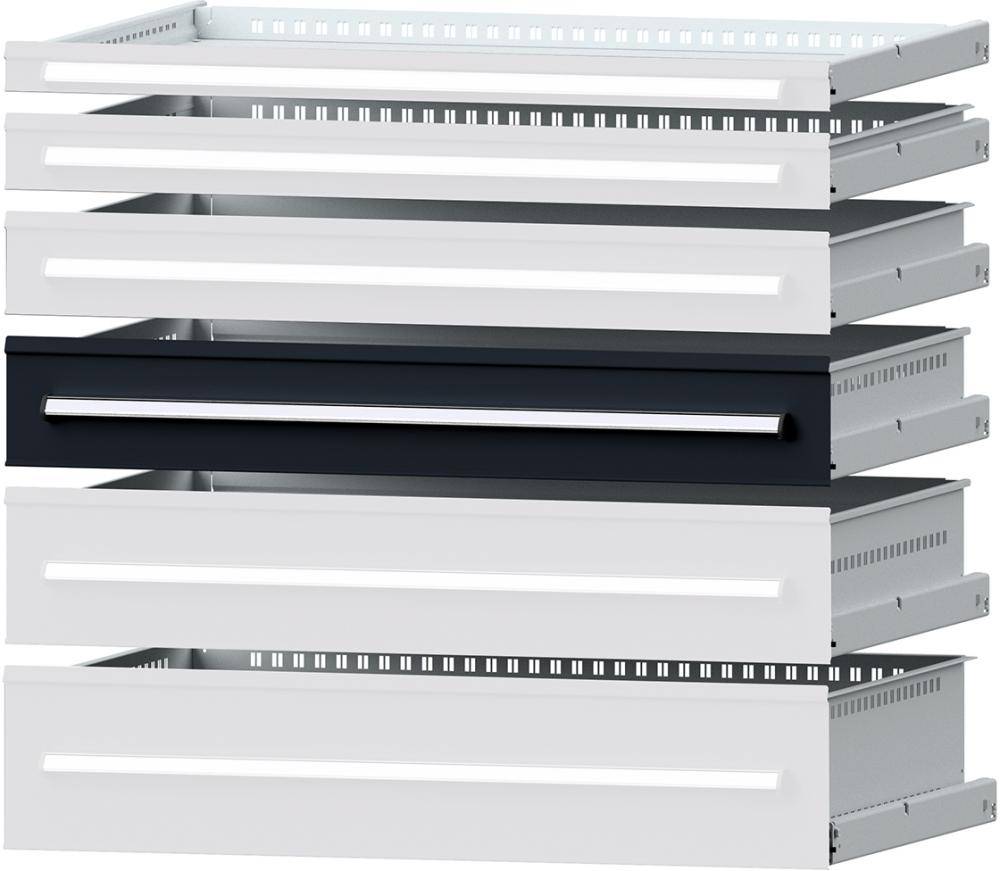 Format Schublade B600xT600xFH150mm RAL 7016 Tragkraft 75kg