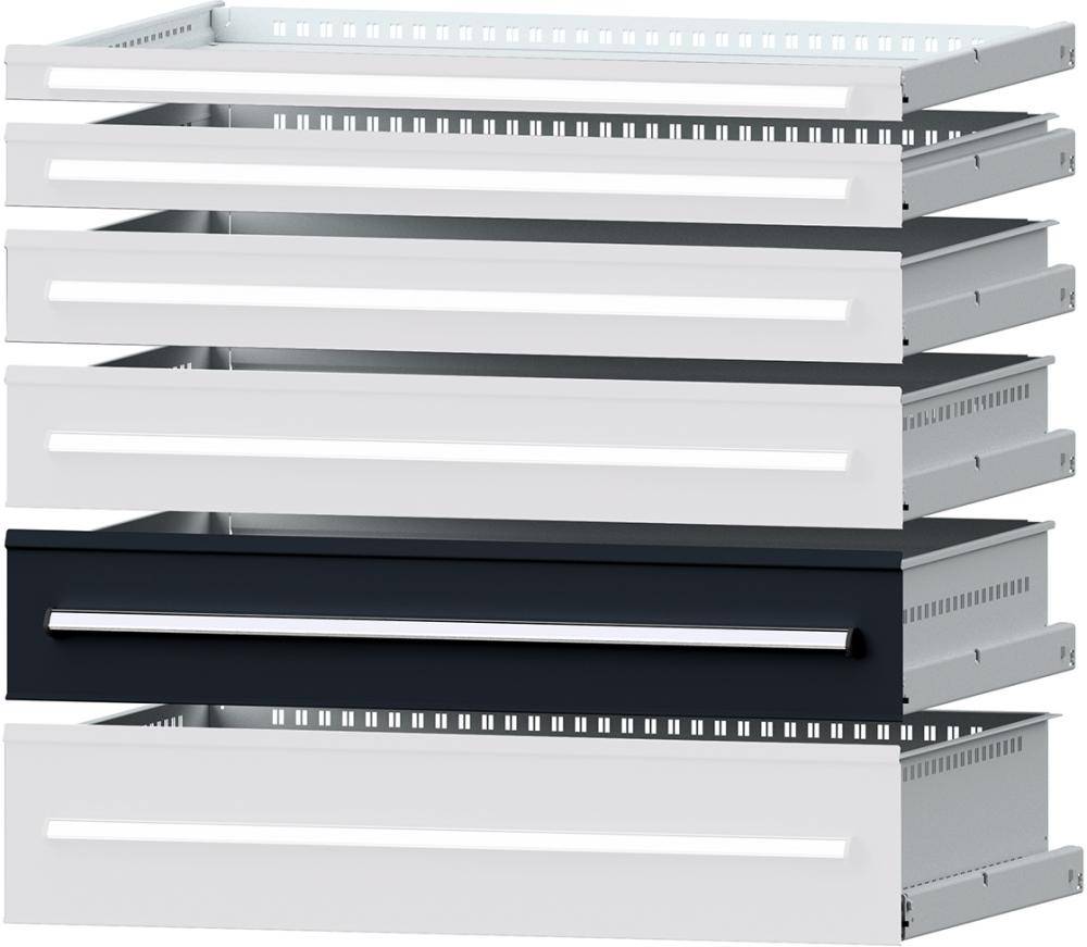 Format Schublade B600xT600xFH180mm RAL 7016 Tragkraft 75kg