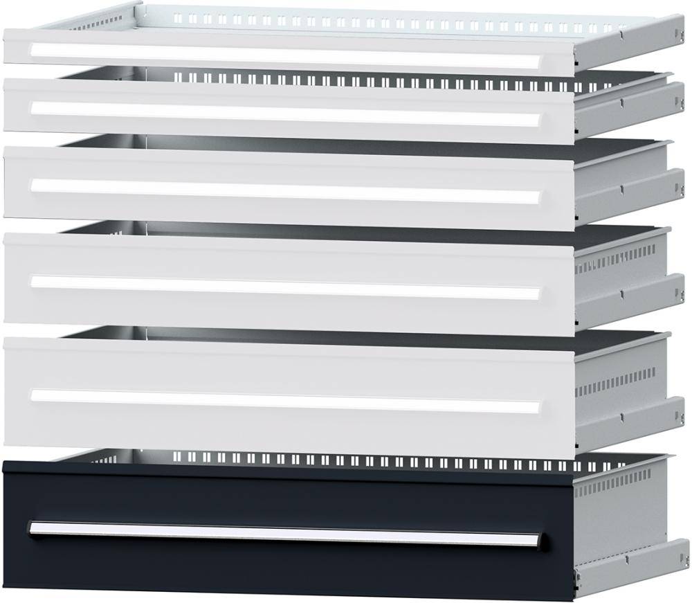 Format Schublade B900xT600xFH210mm RAL 7016 Tragkraft 75kg