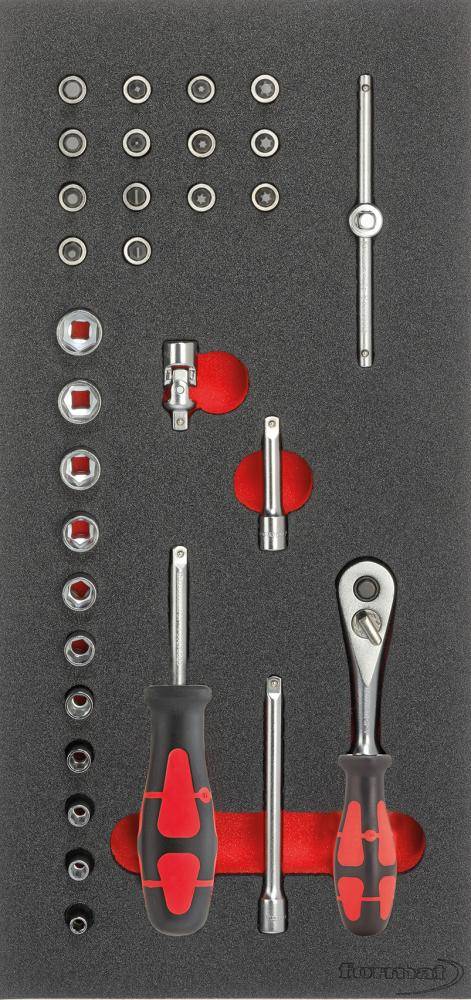 Werkzeugmodul 1/3 Steckschlüssel 1/4" FORMAT
