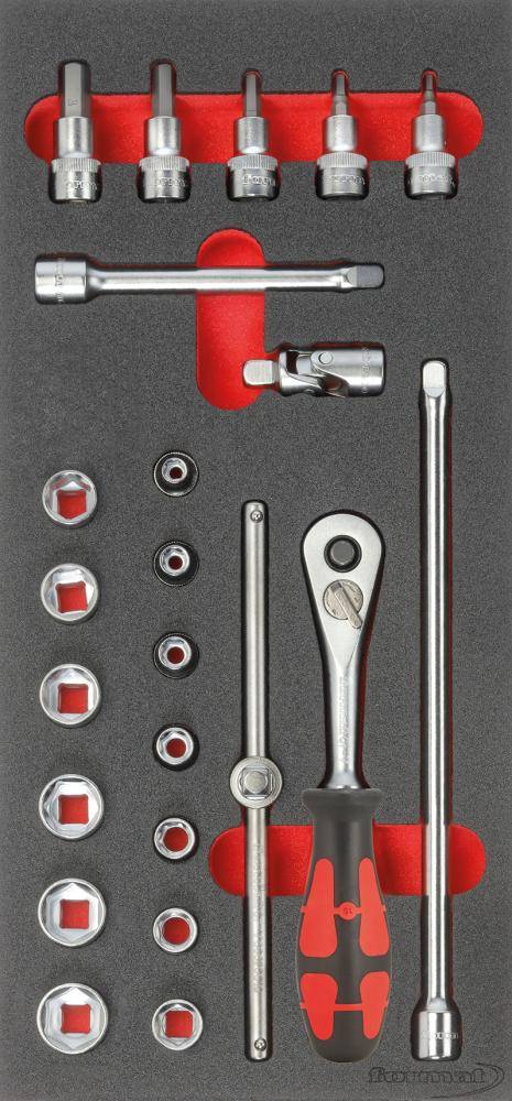 Werkzeugmodul 1/3 Steckschlüssel 3/8" FORMAT