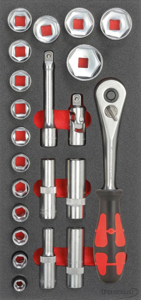 Werkzeugmodul 1/3 Steckschlüssel 1/2" FORMAT