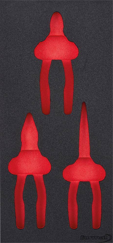 Werkzeugmodul 1/3 leer Zangen VDE FORMAT