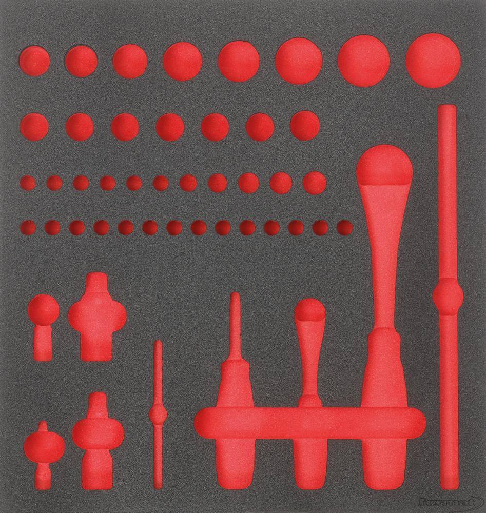 Werkzeugmodul 2/3 leer Steckschlüssel 1/4" und 1/2" FORMAT