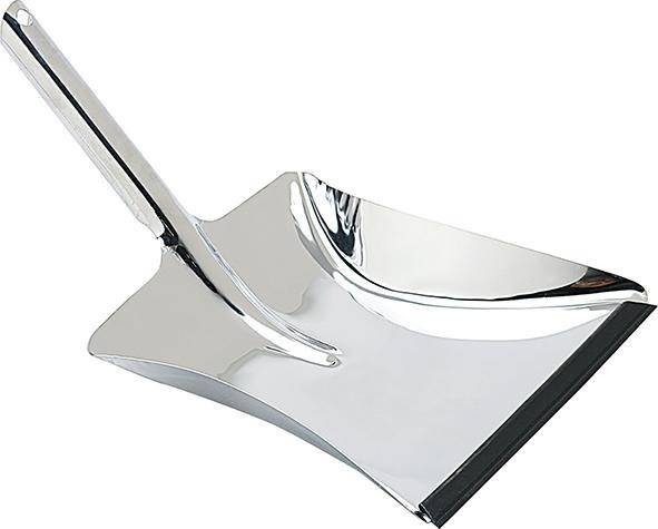 Kehrschaufel mit Gummilippe Metall lackiert - Artikel: 4250560507709