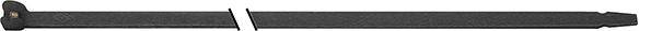 Kabelbinder Nylon schwarz200x2,5mm a100Stück mit Stahlnase SapiSelco SapiSelco - Artikel: 8014748302175