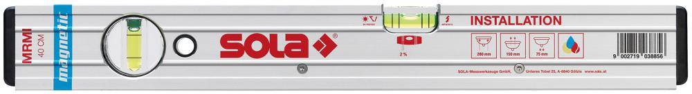 Installations-WasserwaageMRMI 40cm Sola - Artikel: 9002719038856