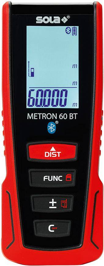 Laser-Entfernungsmesser METRON 60 BT inklusive Zubehör Sola - Artikel: 9002719041306