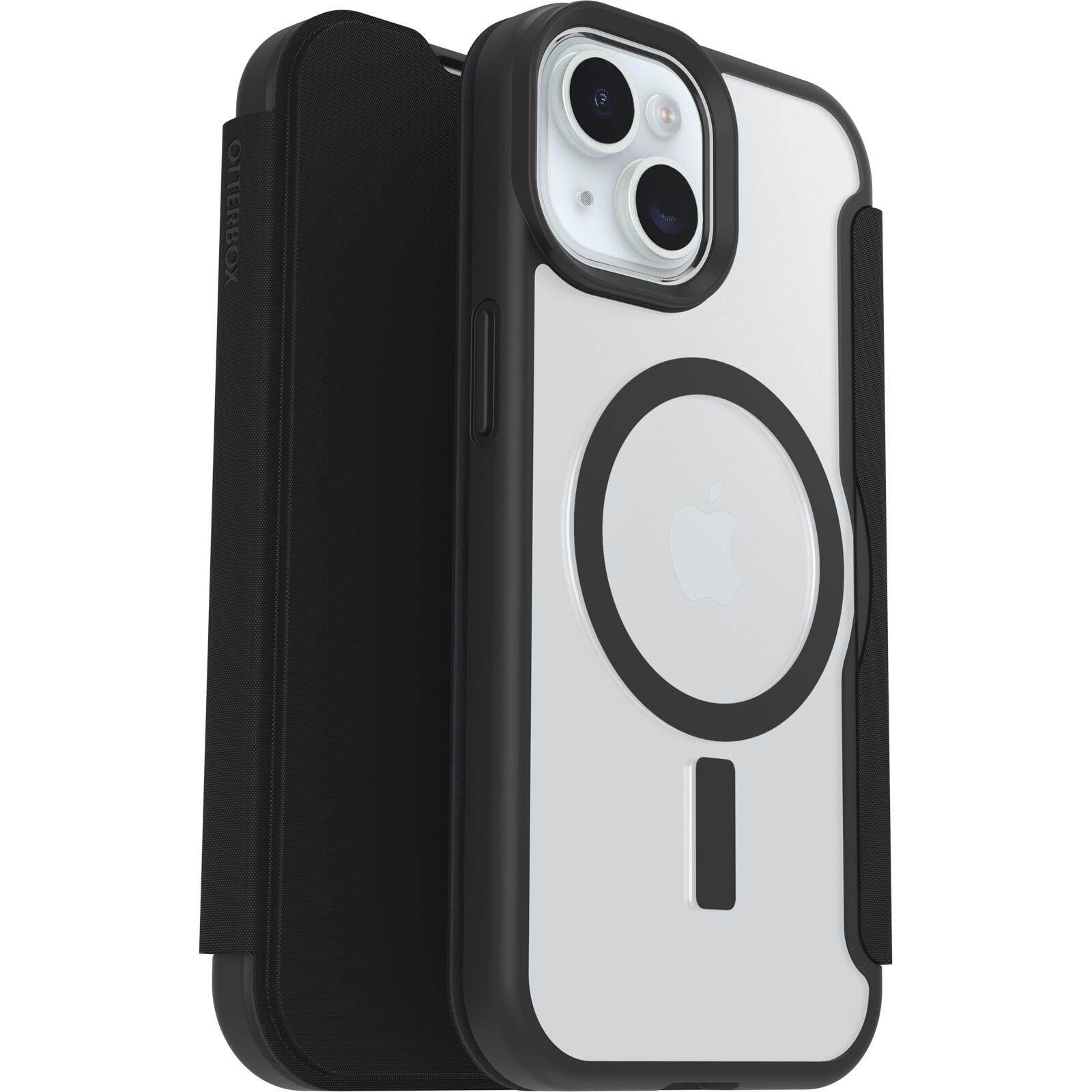 OtterBox React Folio MagSafe iPhone 16e/15/14/13 clear/black