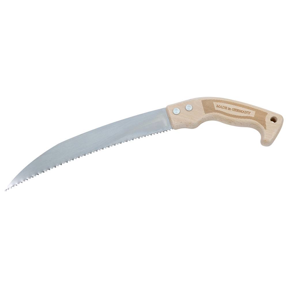 Dönges Rebensäge mit Pistolengriff aus Holz, Blattlänge 300 mm