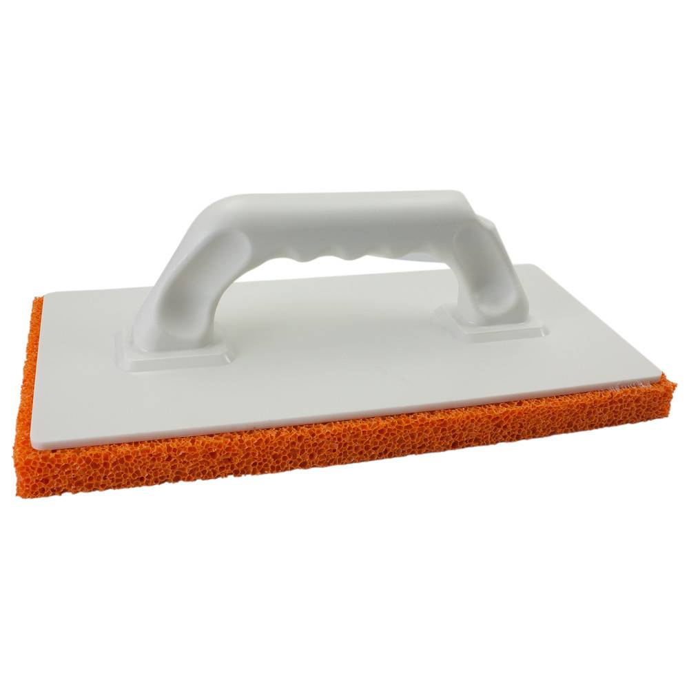 Dönges Schwammgummi-Reibebrett FEIN / MITTEL, Maße 280 x 140 x 18 mm