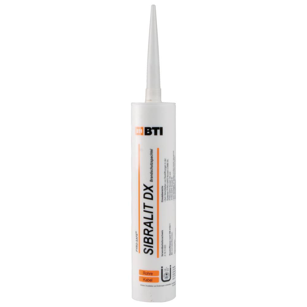 BTI Brandschutzdichtmasse Sibralit DX 90, Kartusche 300 ml, weiß