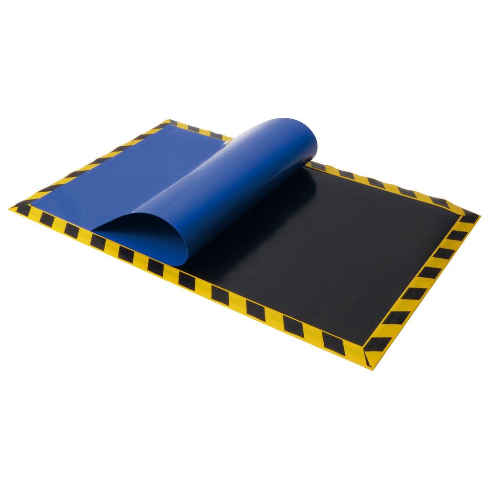 Warmbier Klebematte, blau