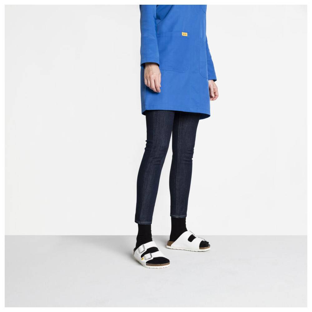 Birkenstock ESD-Sandale Arizona, Größe 44, weiß, normal