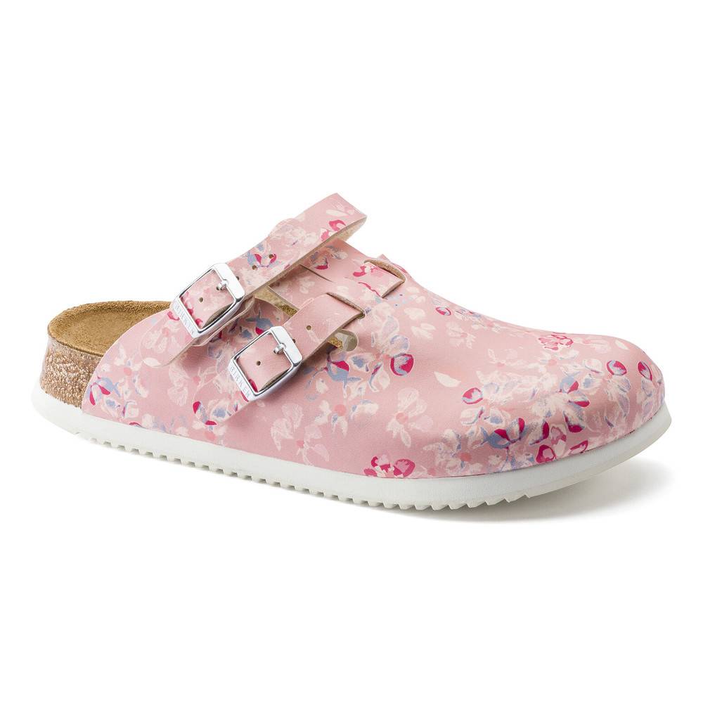 Birkenstock Clog Kay Superlauf, Birko-Flor, Flower Field Rose, schmal, Gr. 43