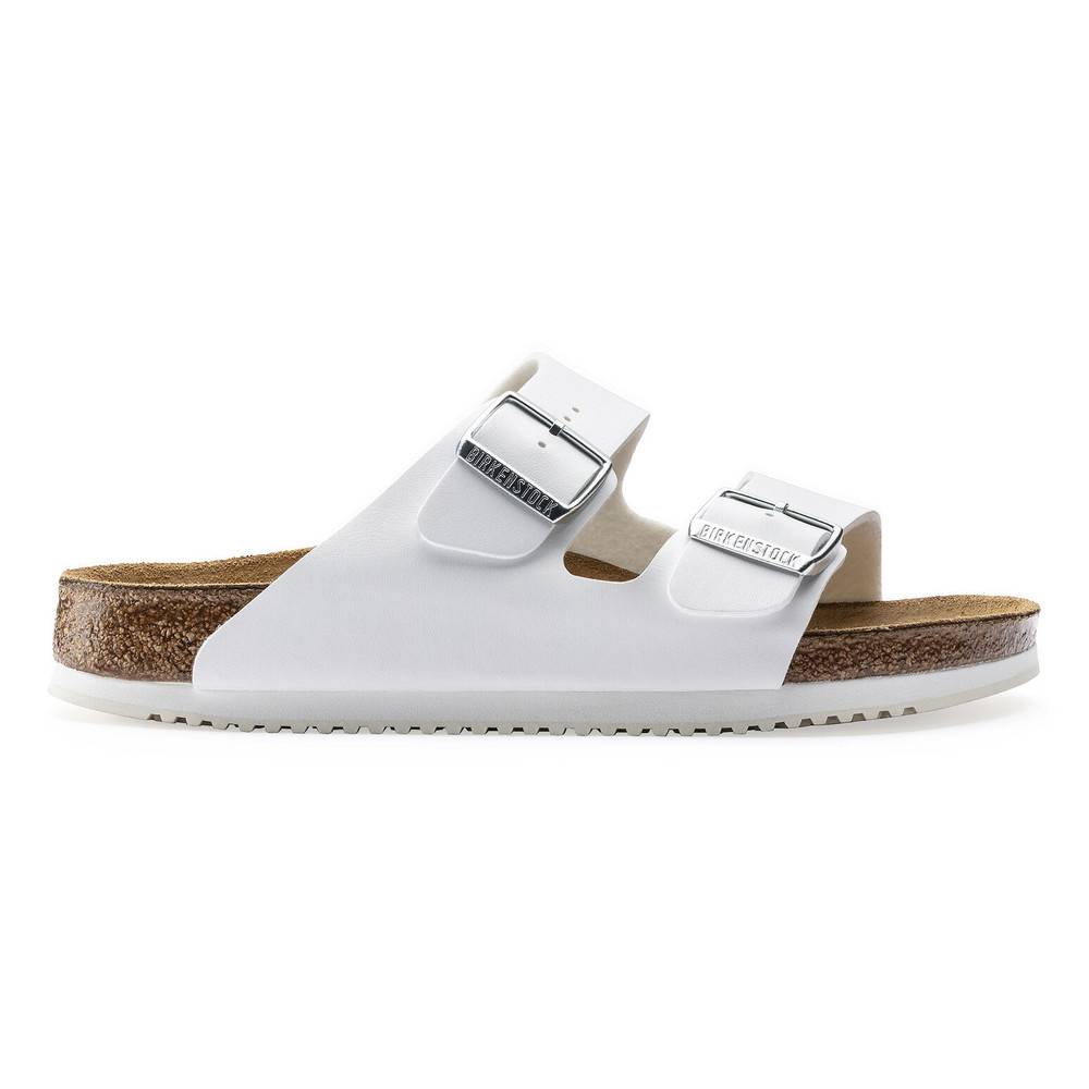 Birkenstock Sandale Arizona Superlauf, Birko-Flor, weiß, Weite normal, Größe 47