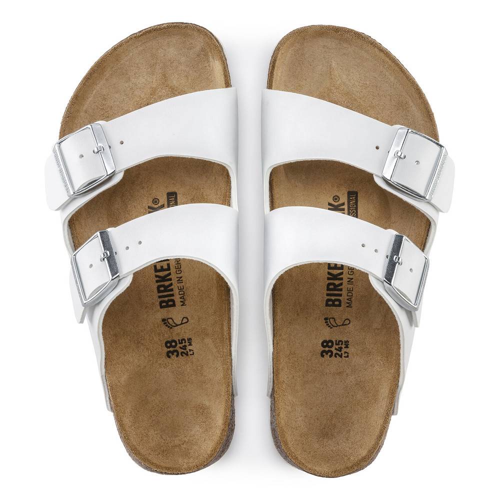 Birkenstock Sandale Arizona Superlauf, Birko-Flor, weiß, Weite normal, Größe 42
