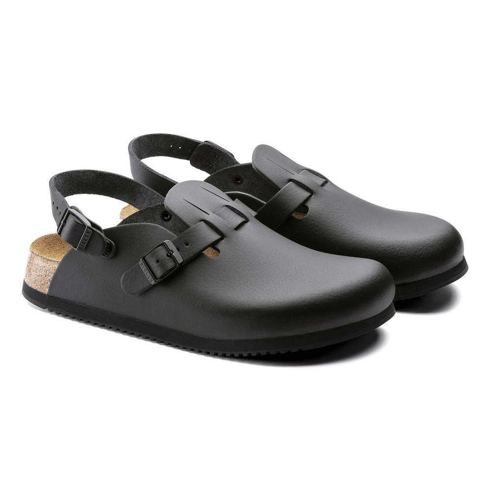Birkenstock Clog Kay Superlauf, WB, Naturleder, schwarz, normal, Größe 45