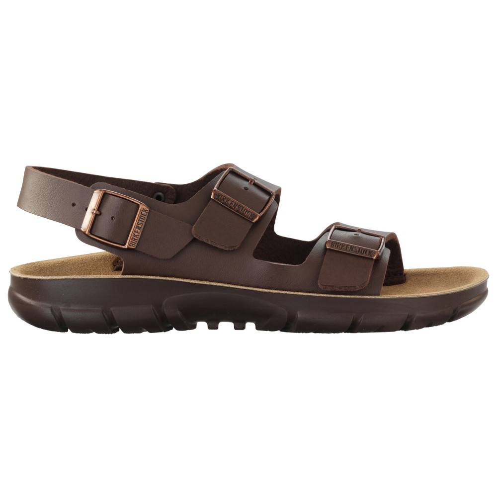 Birkenstock Damen-/Herren-PU-Sandale, Kano BF Dark Brown, 40