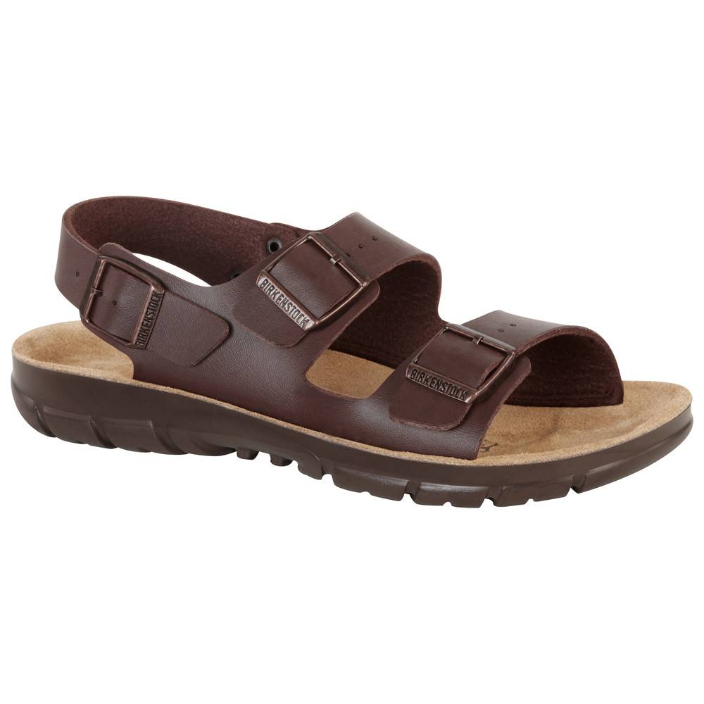 Birkenstock Damen-/Herren-PU-Sandale, Kano BF Dark Brown, 40