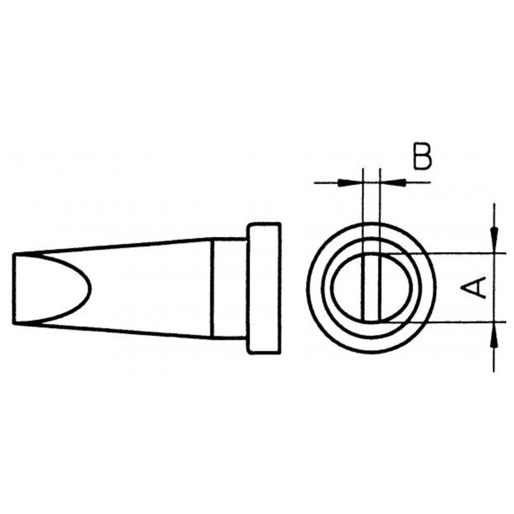 Weller Lötspitze Serie LT, LT 1/Ø 0,25 mm, rund, 100 Stück