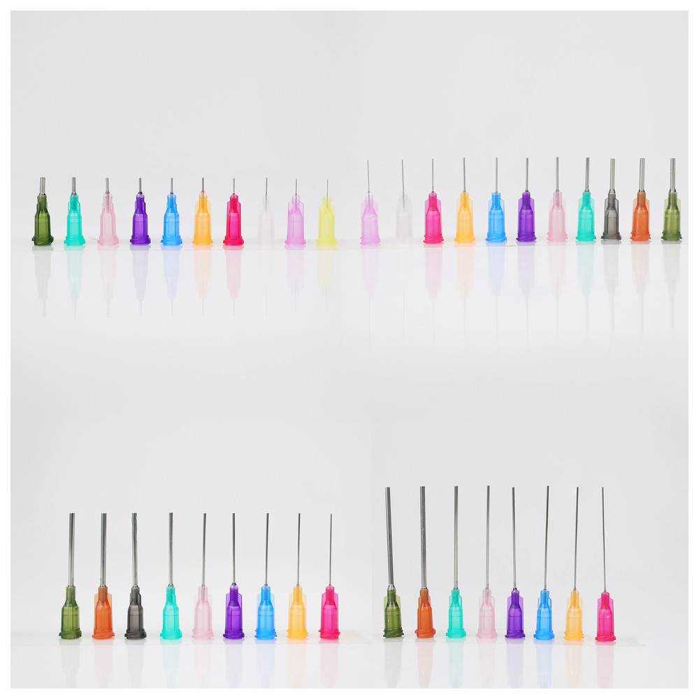 WETEC Dosiernadeln, Ø Innen 0,61 mm, Länge 12,7 mm, pink