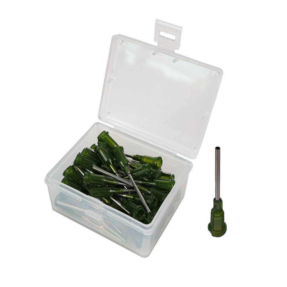 WETEC Dosiernadeln, Ø Innen 1,60 mm, Länge 25,4 mm, oliv