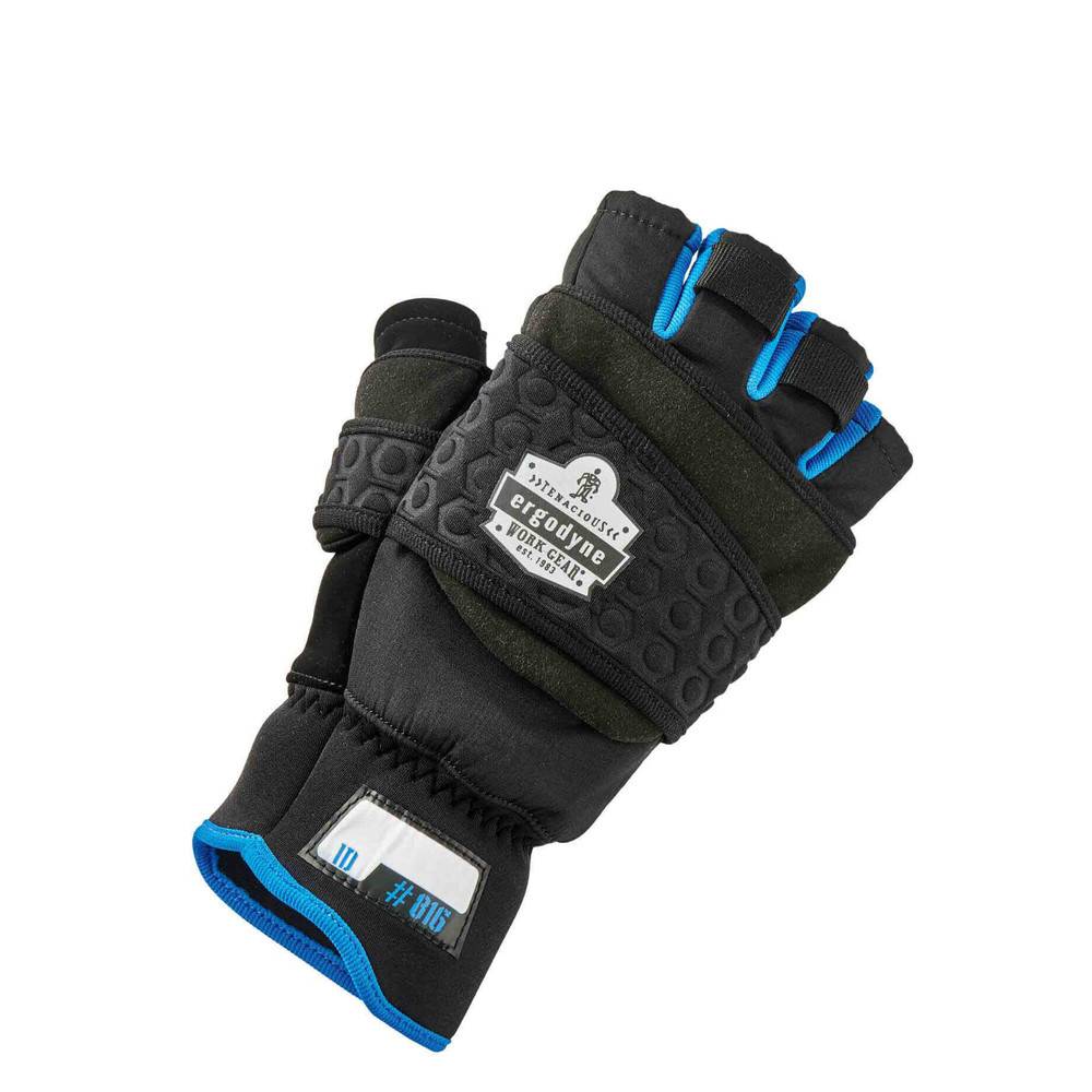 Ergodyne Thermo-Handschuh Proflex 816, 2in1 Fäustling & Halbfinger, Größe XL (10)