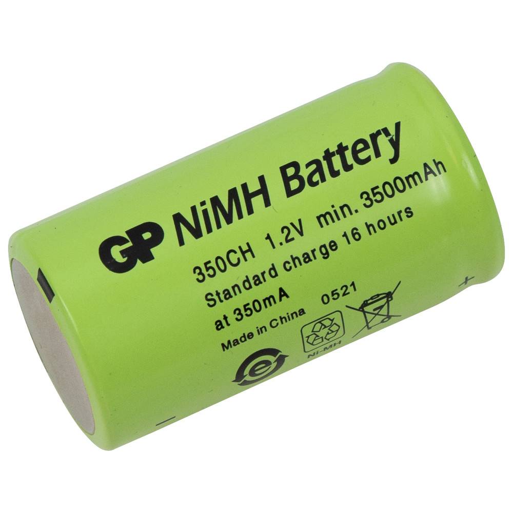 GP Battery NiMH-Batterie, gasdicht, Baby, NBB416, 3500 mAh, 3,5 Ah, C-Baby