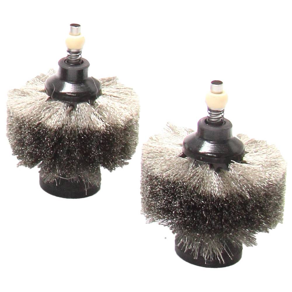 JBC Ersatzbürsten für CLMB, Neusilber, schwarz