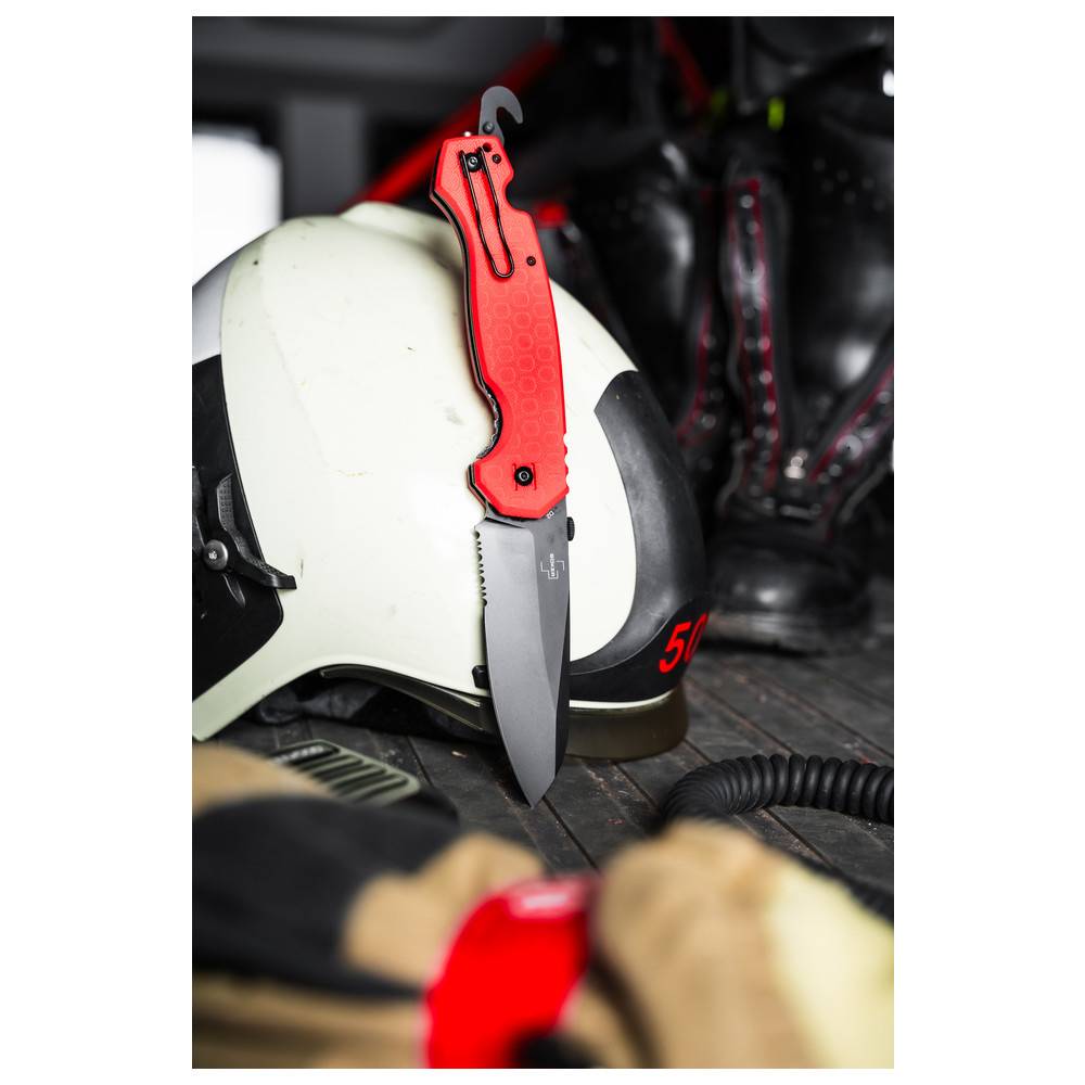 Dönges Rettungsmesser Professional, Fire Fighter, Farbe Rot
