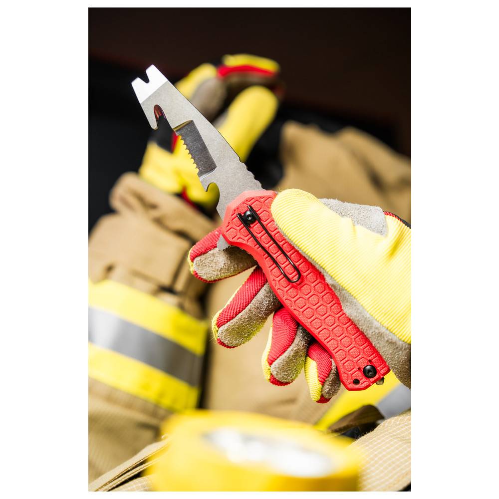 Dönges Rettungsmesser Expert Fixed, Farbe Rot