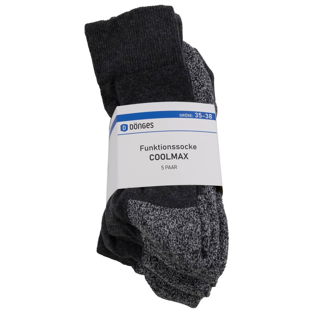 Dönges Funktionssocke Coolmax, grau, Größe 39-42