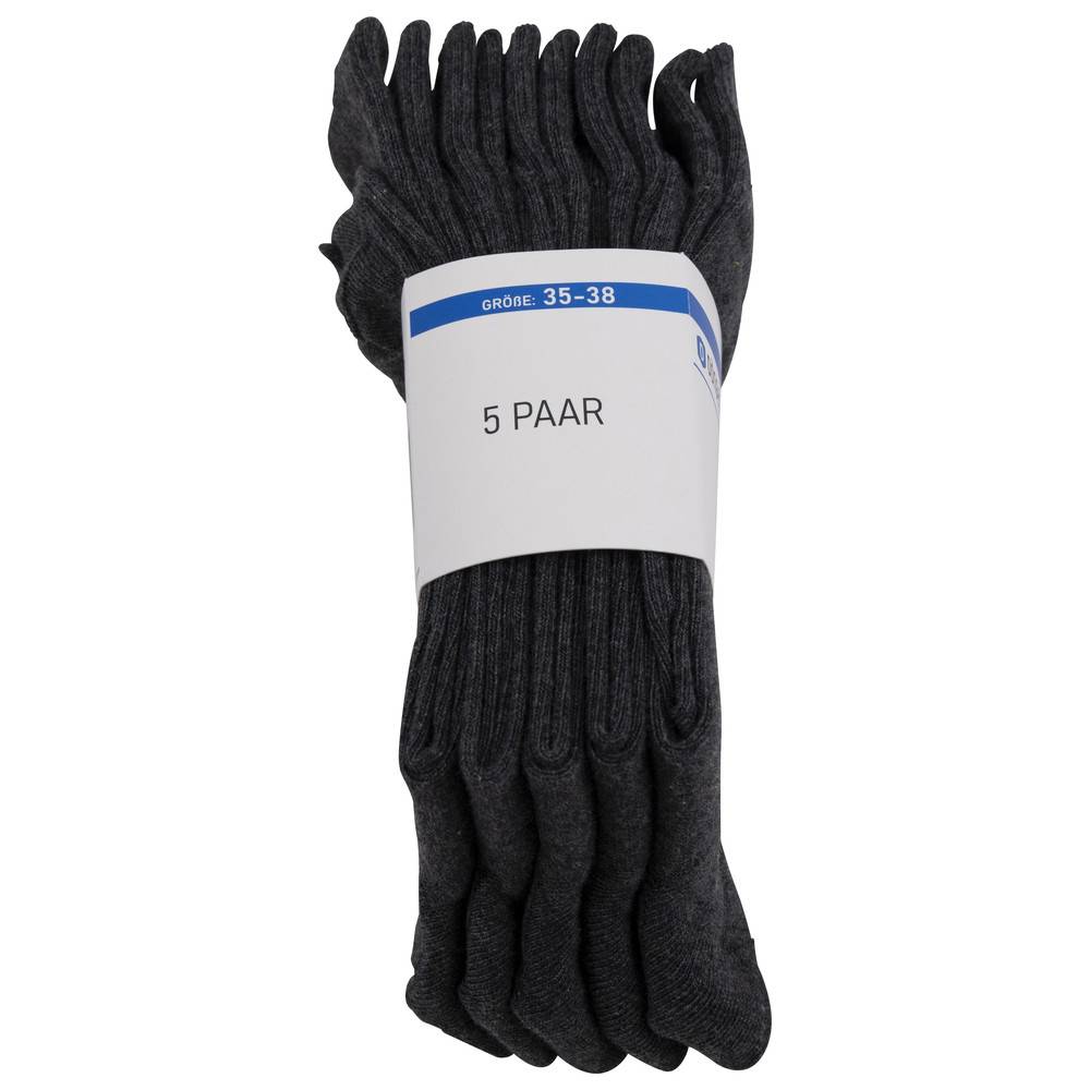 Dönges Baumwollsocke Business, grau, Größe 43-46