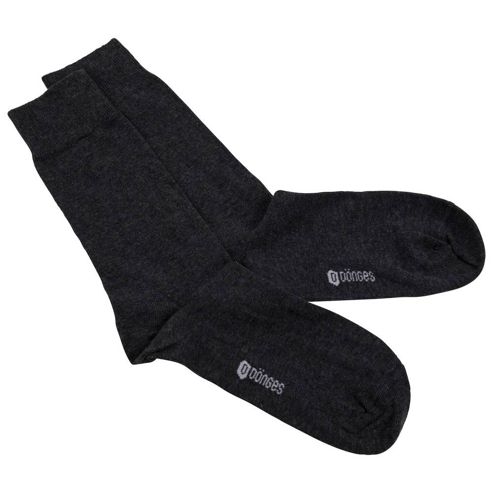 Dönges Baumwollsocke Business, grau, Größe 35-38