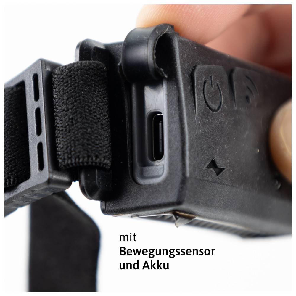 Dönges Stirnleuchte 230°, mit Bewegungssensor und Akku