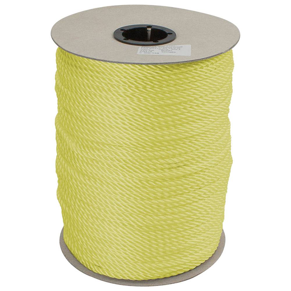 Dönges Faserseil aus Polypropylen, 24 mm, gelb, gedreht, imprägniert