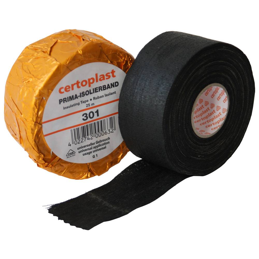 Certoplast Isolierband, Breite 45mm, Länge 25m, Breite 45 mm, Länge 25 m