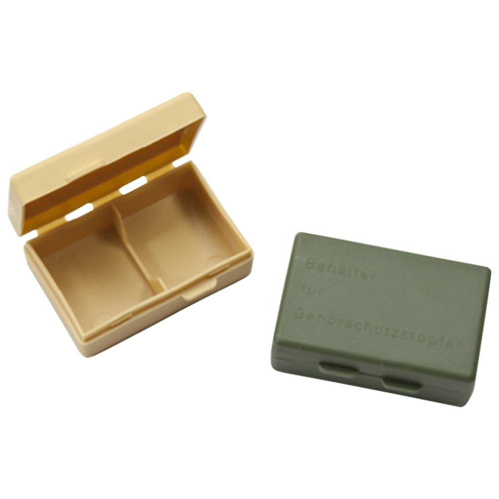 Dönges Aufbewahrungsboxen für Gehörschutzstopfen, sandgelb