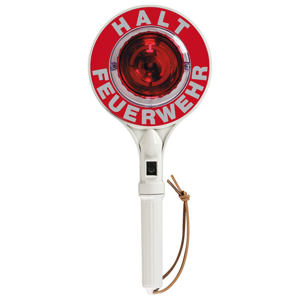 Dönges Anhaltestab lang, einseitig beleuchtet, Halt Feuerwehr/Straße frei, LED