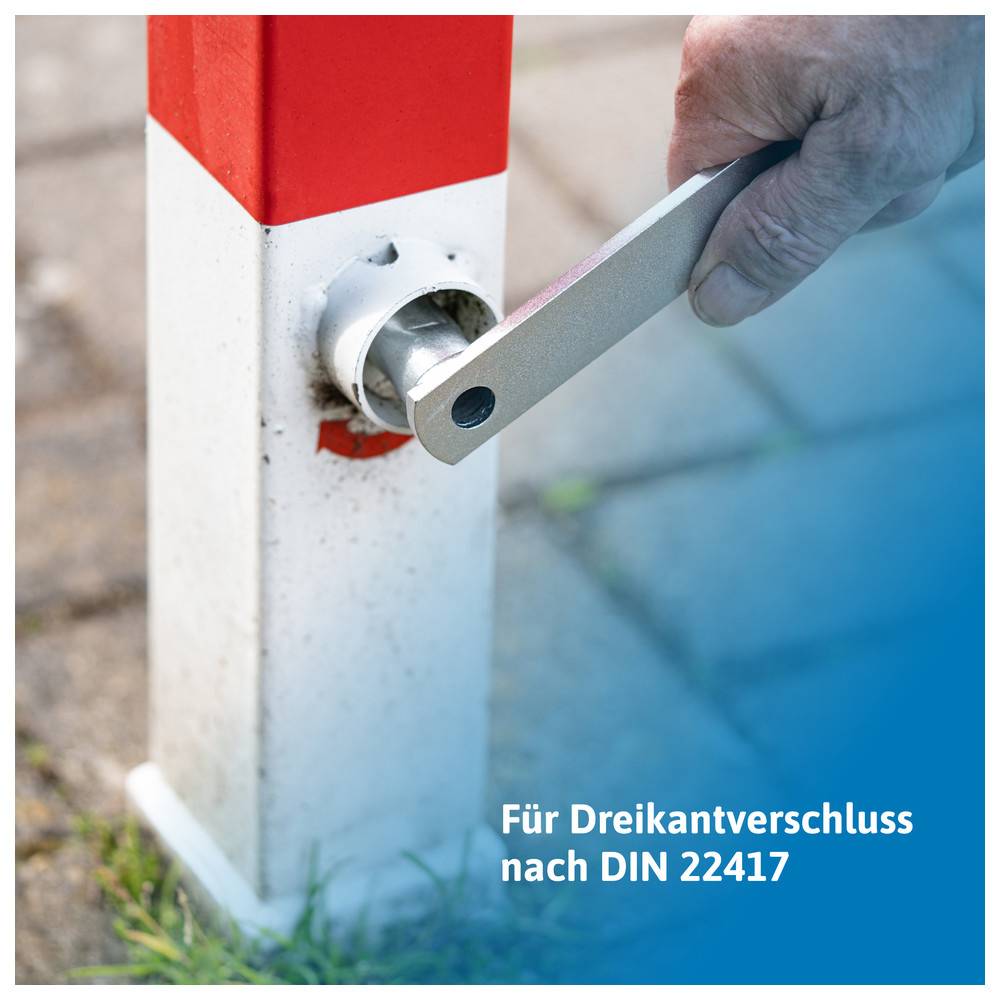 Dönges Schlüssel für Absperrpfosten | Dreikantschlüssel M12 19 mm, Dreikant M12