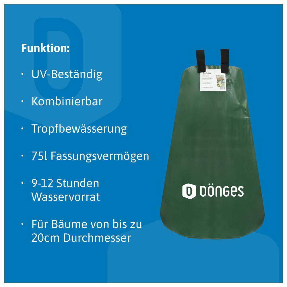 Dönges Baumbewässerungsbeutel PVC 75L , grün