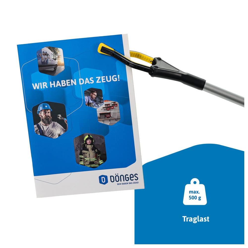 Blosta Greifzange Greifer Gelb faltbar 81/42cm Greifer für Senioren, Müllgreifer