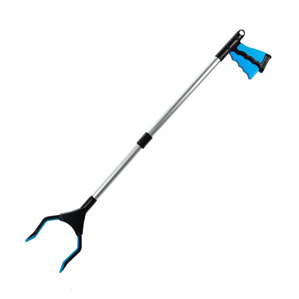 Blosta Greifzange Greifer Blau faltbar 81/42cm Greifer für Senioren, Müllgreifer