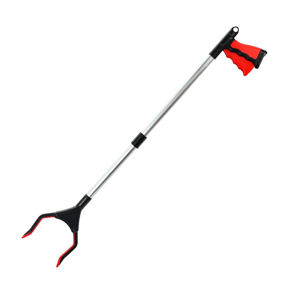 Blosta Greifzange Greifer Rot faltbar 81/42cm Greifer für Senioren, Müllgreifer