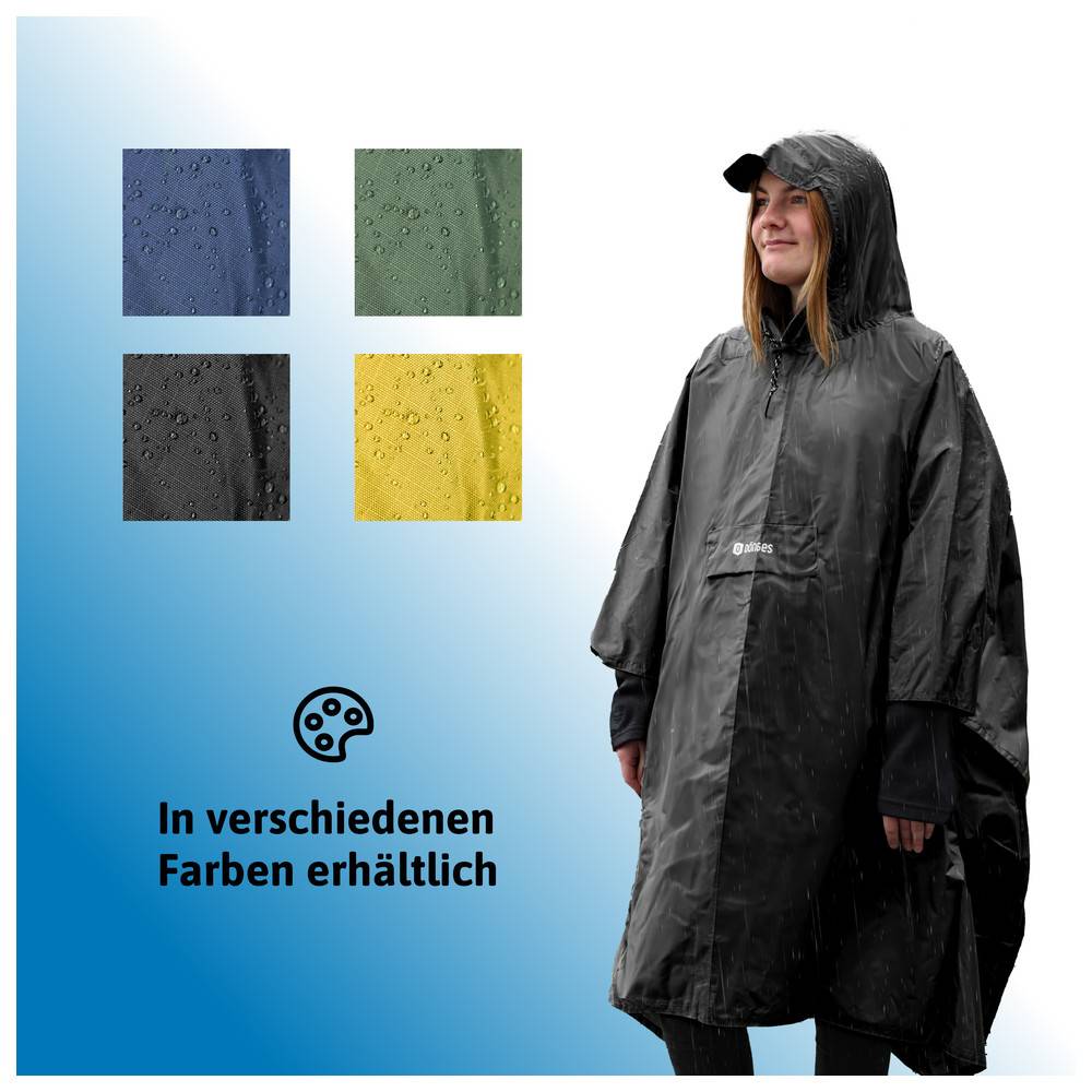 Dönges Regenponcho 4 in 1 240x140cm gelb
