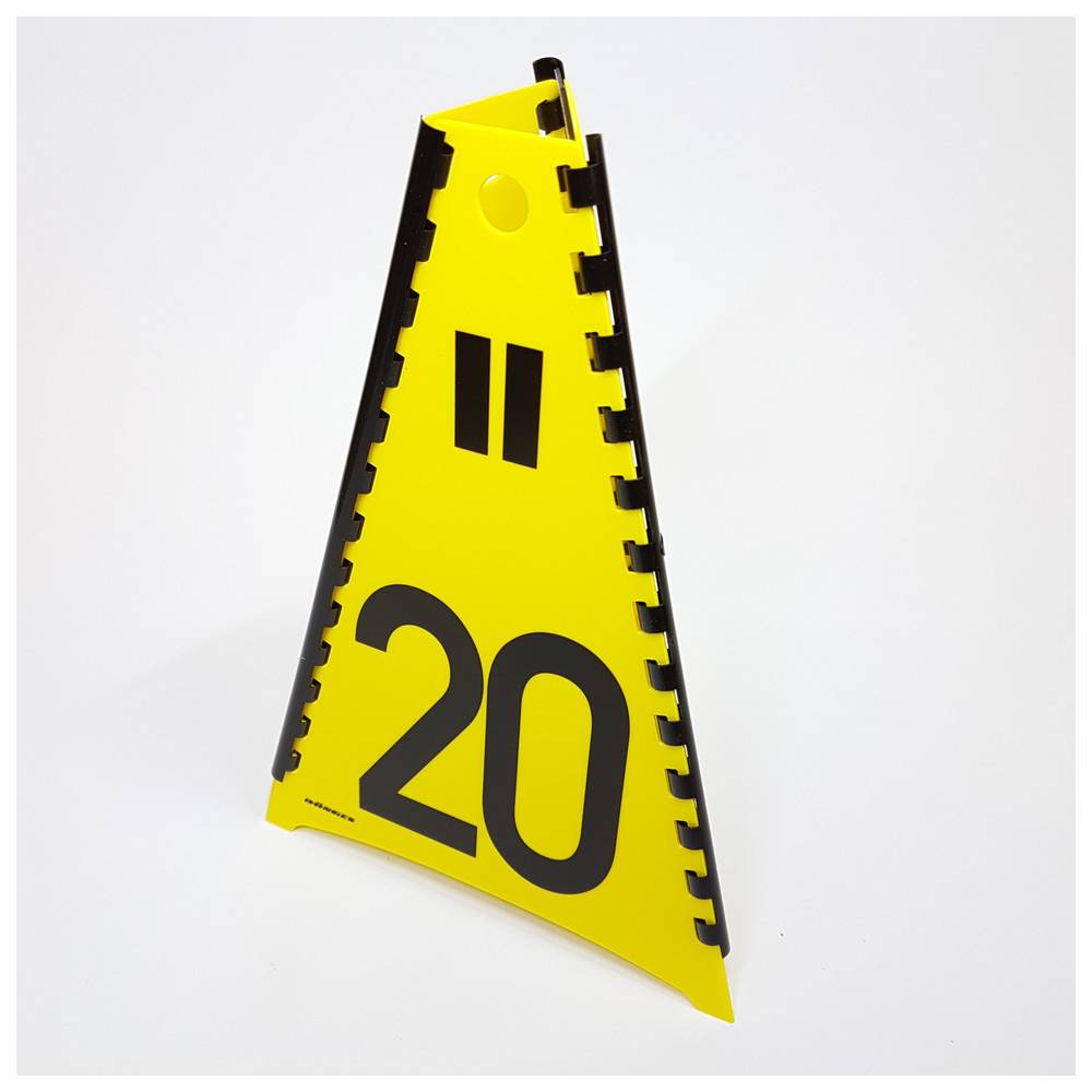 Dönges Nummernsatz 1-20, gelb, 200 mm